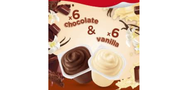 Delicious Chocolate and Vanilla Pudding Cups