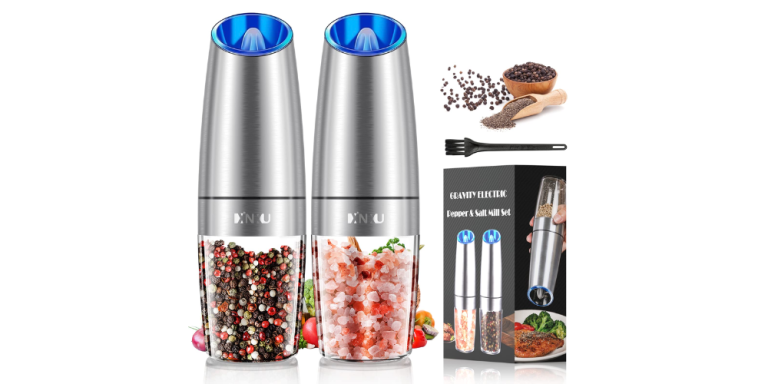 rechargeable salt and pepper grinders
