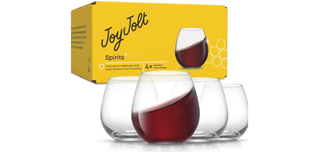 JoyJolt Stemless Wine Glasses Review