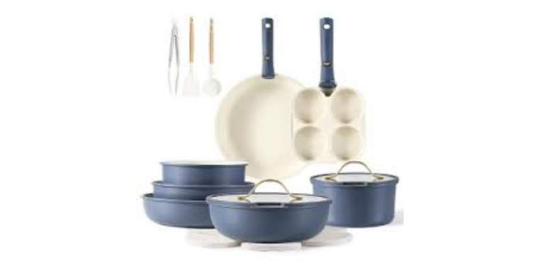 CAROTE 11pcs Non Stick Cookware Set Review