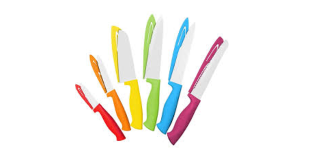 Sharp and Colorful Paring Knives Set